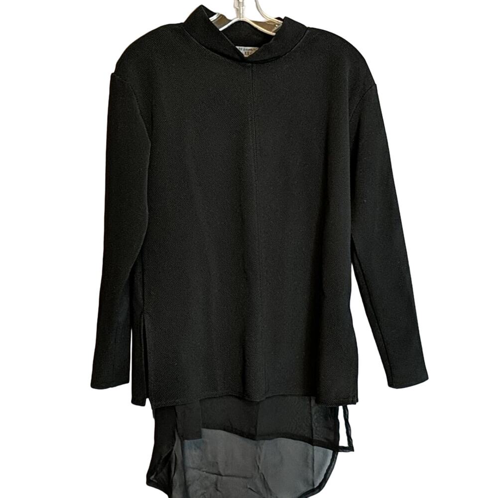 EUC Ruff Hewn Black Mock Neck Top